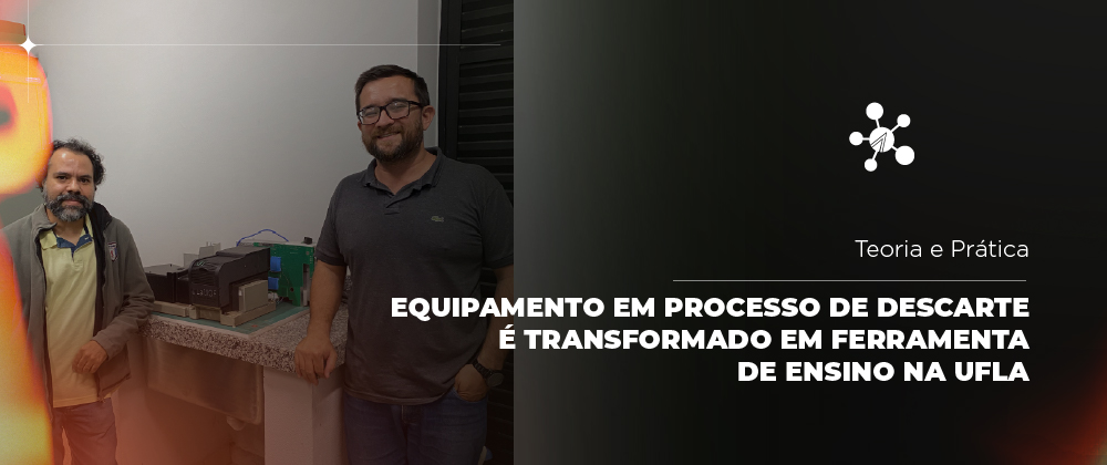 Equipamento em processo de descarte é transformado em ferramenta de ensino