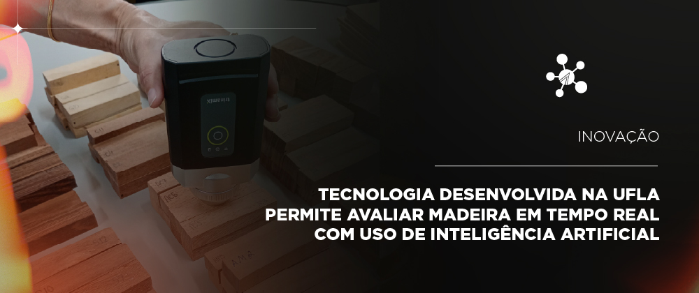 Tecnologia desenvolvida na UFLA permite avaliar madeira em tempo real com uso de inteligência artificial